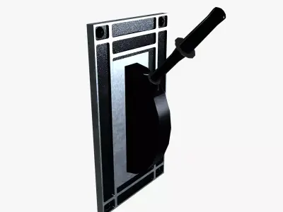 Lever Low-poly 3D model purchase