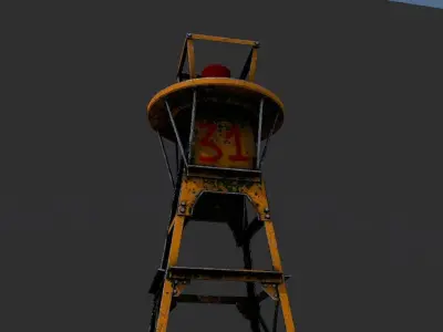 River buoy Free 3D model