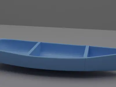 Creating a boat for 3D printing 3D print model