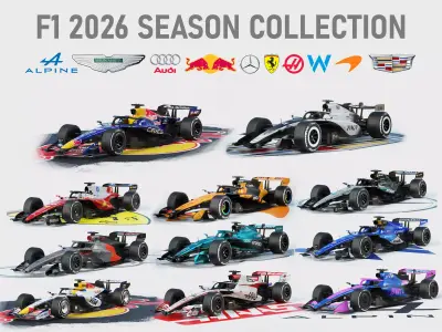 F1 Racing Cars Pack 2026