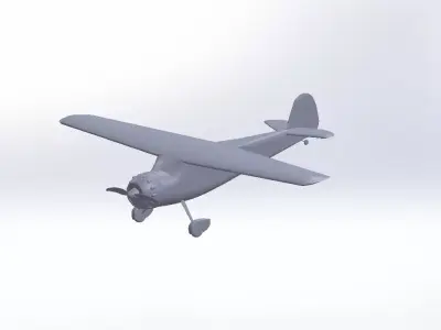 Cessna 195 Replica - Lightliner 3D print model