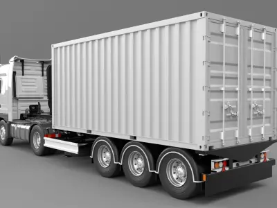 2010-MERCEDES-BENZ-Actros-1844 Add Container 3D model