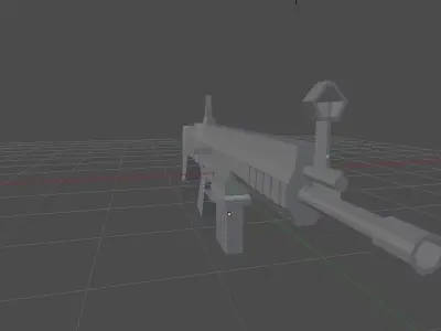 SCAR H NOTEXTURE Free 3D model