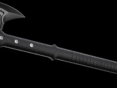 Tactical Tomahawk Axe Low-poly 3D model