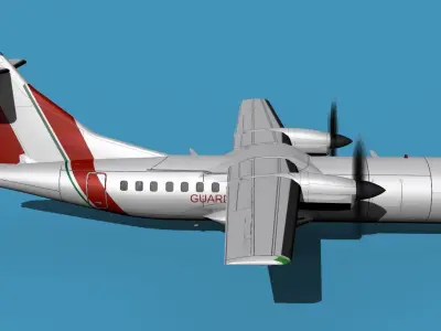 ATR-42-320 Guardia Coastiera 3D model