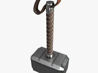 Hammer Mjolnir 3D model