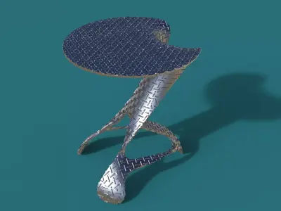 industrial seat 3D model