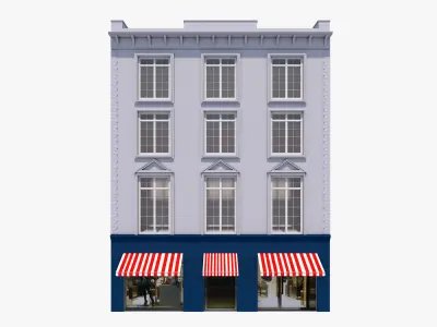European building 6 3D model