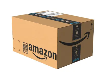 Amazon Box 2G PBR 04 Low-poly 3D model