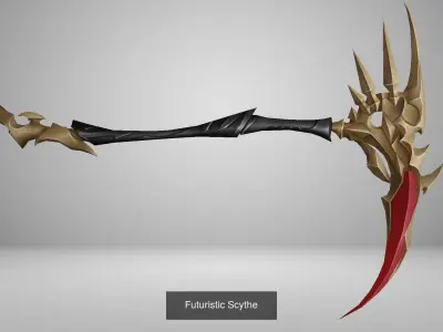16 Piece Scythe Weapon Pack