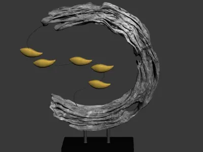 decoration bird sculpture Free 3D model