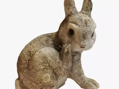3D model Rabbit ornament 3D model