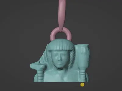 Prince Khaemwaset pendant 3d print model 3D print model