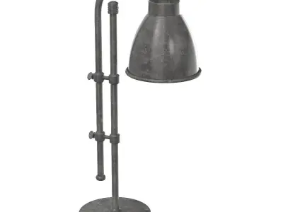 Vintage 1990s Industrial Pharmacy Table Lamp 3D model