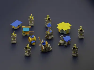 Human base Low-poly 3D model