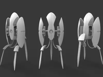 Portal Turret 3D model