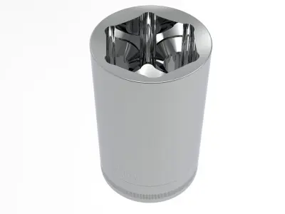 Deep Socket 9 mm 3D model