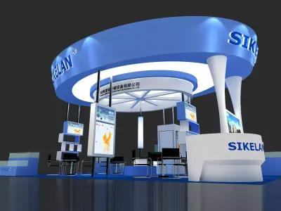 Exhibition - Area -6X9-3DMAX2009-037 3D model