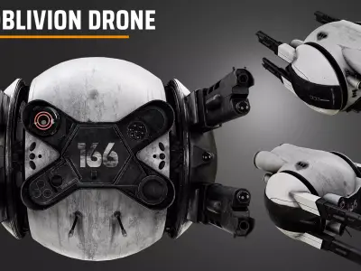 Oblivion Drone 3D model buy