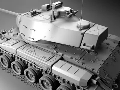 m41 walker bulldog 3D model