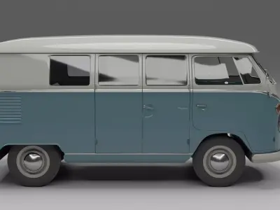 Volkswagen Type 2 Kombi 3D model
