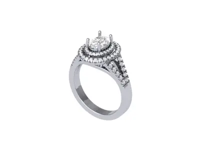 Wedding Ring  3D print model 395