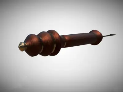 Thai Sword Low-poly 3D model