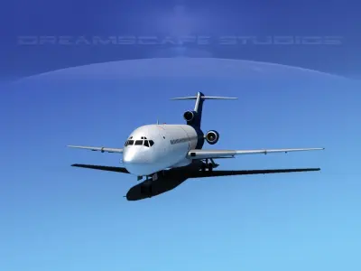 Boeing 727-100 Corporate Jet 2 3D model