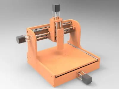 Student 3 axis CNC  Free 3D model
