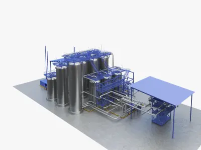 Oil equipment 3D model