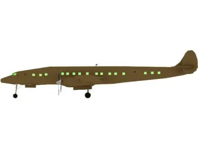 CONSTELA military plane 3D model