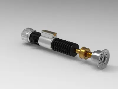 Obi-Wan Kenobi Lightsaber 3D print model