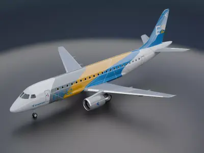 Embraer E175 Home Livery 3D model