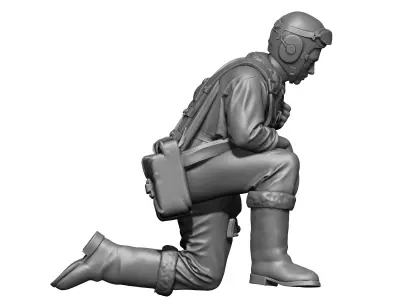 Soviet Pilot 3D print model