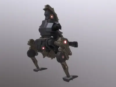 Cave Robot 3D model
