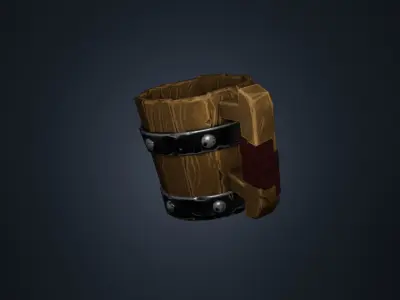 Stylized Cup Low-poly 3D model
