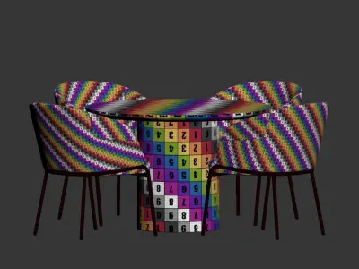 Dining Set 105 3D model