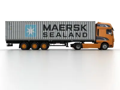 DAF XF 2013 3D model