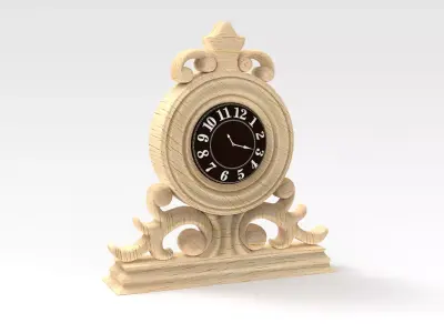 Mantle Clock 3D model