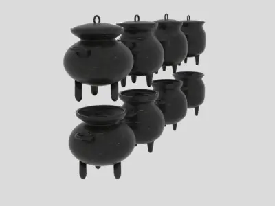  Cauldron Pack 2  3D model