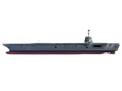 USS Gerald R F Aircraft Carrier CVN-78 3D model