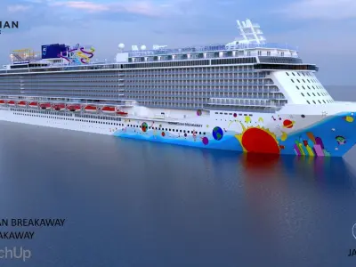 NORWEGIAN BREAKAWAY 3D model