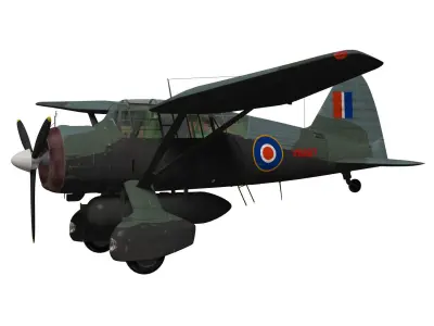 Westland Lysander MkIII 3D model purchase