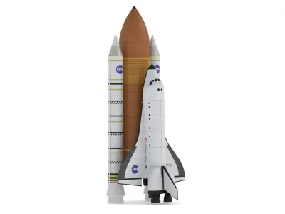 Space Shuttle 3D model 3