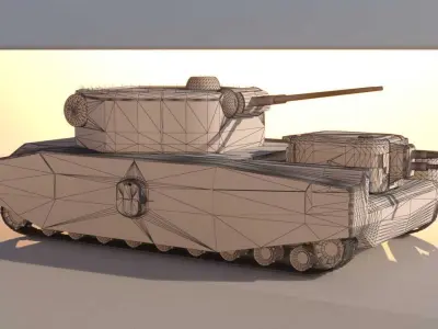  tank  P 2000 3D model