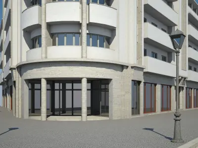 Apartment Building 11 3D model