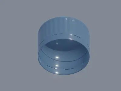 Plastic Bottle Cap 3D model