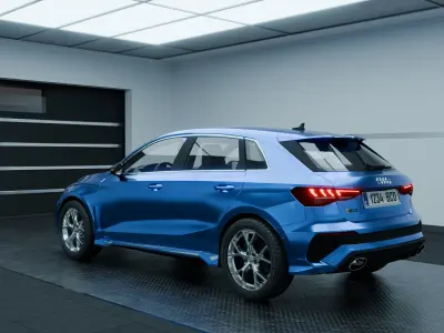 Audi RS3 2024 3D model