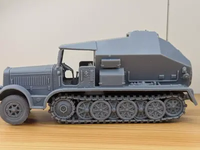 Sd Kfz 7-3 - The Feuerleitpanzerfahrzeug fur V-2 Raketen 3D print model