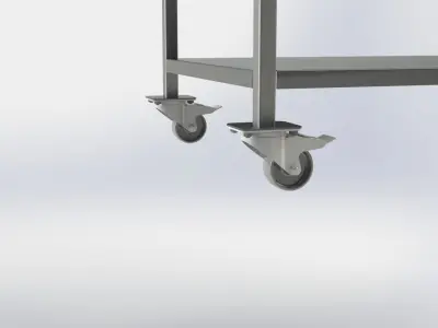 Stainless Steel Rack  3D model